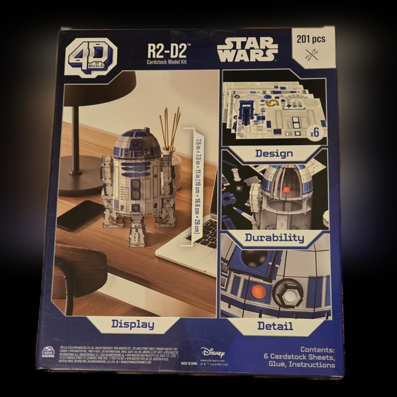 Star Wars R2-D2 Model Kit - Picture 2 of 5